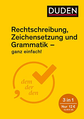 Beispielbild fr Duden Rechtschreibung, Zeichensetzung Und Grammatik - Ganz Einfach! zum Verkauf von Blackwell's