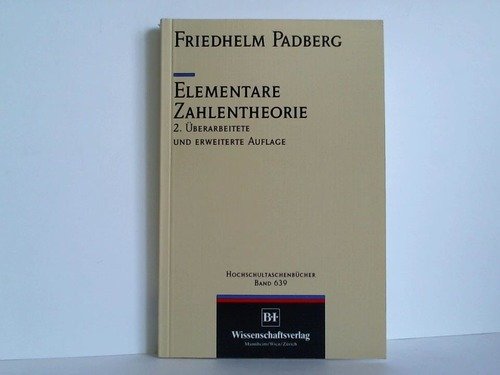 9783411763924: Elementare Zahlentheorie.