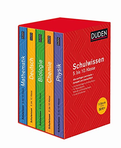 Stock image for Duden Schulwissen 5. bis 10. Klasse (5 Bnde) -Language: german for sale by GreatBookPrices
