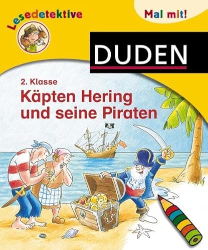 Beispielbild fr Lesedetektive Mal mit! - Kpten Hering und seine Piraten, 2. Klasse zum Verkauf von medimops