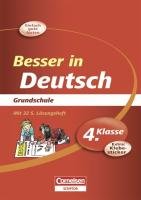 Stock image for Besser in der Grundschule Deutsch 4. Schuljahr. bungsbuch for sale by medimops