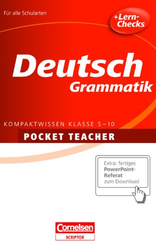 Stock image for Deutsch. Sekundarstufe I. Grammatik for sale by medimops