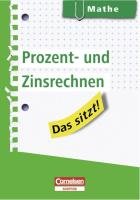 Beispielbild fr Das sitzt! Mathe. Prozent- und Zinsrechnen: Heft im Hosentaschenformat zum Verkauf von medimops