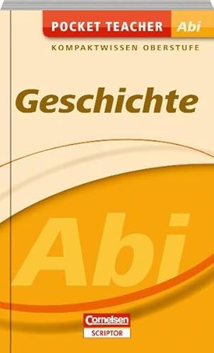 Imagen de archivo de Pocket Teacher Abi Sekundarstufe II Geschichte a la venta por medimops