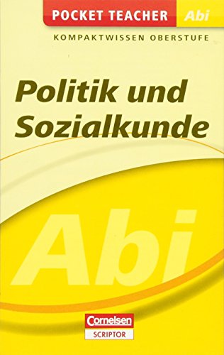 Beispielbild fr Pocket Teacher Abi Sekundarstufe II Politik/Sozialkunde zum Verkauf von medimops