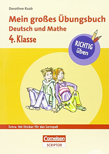 9783411870141: RICHTIG ben - Mein groes bungsbuch Deutsch und Mathe 4. Klasse - Cornelsen Scriptor