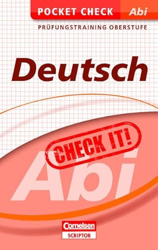 Stock image for Pocket Check Abi Deutsch for sale by medimops