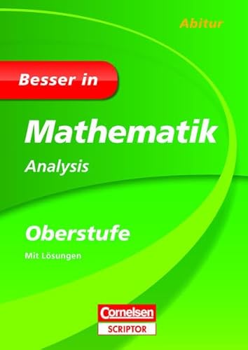 Beispielbild fr Besser in Mathematik - Analysis Oberstufe zum Verkauf von Ammareal