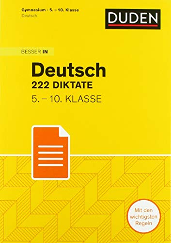 Stock image for Besser in Deutsch, 222 Diktate, 5.-10. Klasse: Fr alle Schularten for sale by medimops