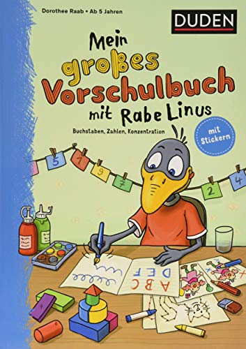 Beispielbild fr Mein groes Vorschulbuch mit Rabe Linus (Einfach lernen mit Rabe Linus) zum Verkauf von medimops