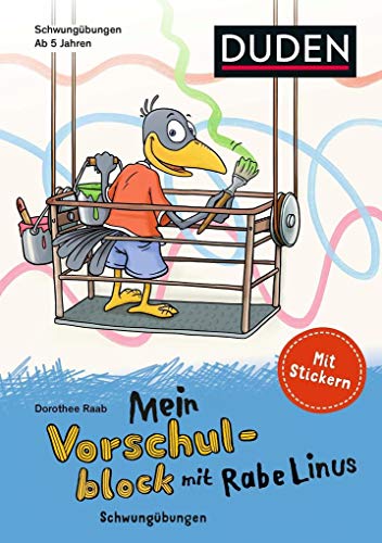 Beispielbild fr Mein Vorschulblock mit Rabe Linus (1) ? Schwungbungen (Einfach lernen mit Rabe Linus) zum Verkauf von medimops