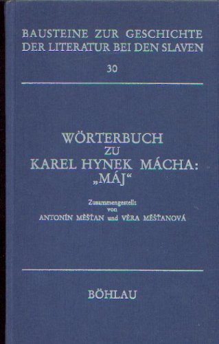 9783412001889: Wrterbuch zu Karel Hynek Macha: Mj
