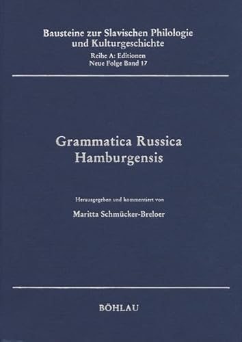 Grammatica Russica Hamburgensis.