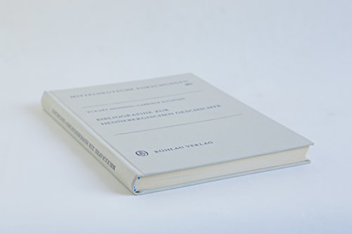 9783412052751: Bibliographie zur hennebergischen Geschichte (Mitteldeutsche Forschungen) (German Edition)