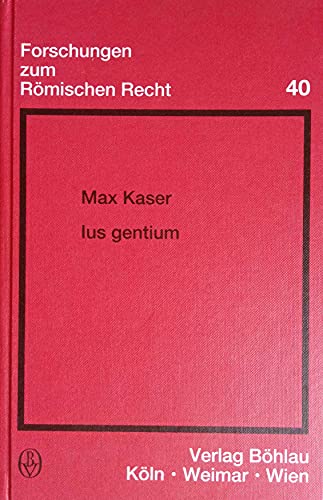 9783412058937: Ius gentium (Forschungen zum römischen Recht) (German Edition)