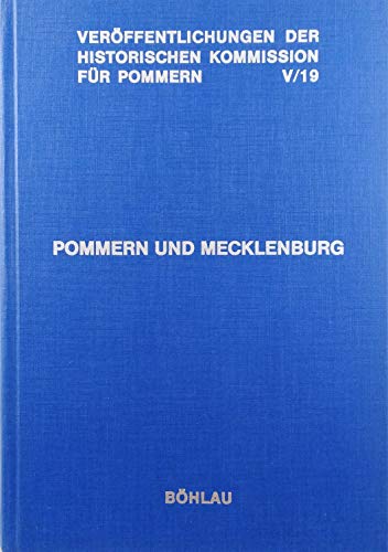 Beispielbild fr Pommern und Mecklenburg zum Verkauf von Antiquariat Walter Nowak