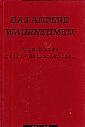 Stock image for Das Andere Wahrnehmen for sale by Antiquariat Walter Nowak