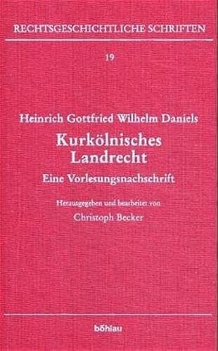 Kurkölnisches Landrecht.