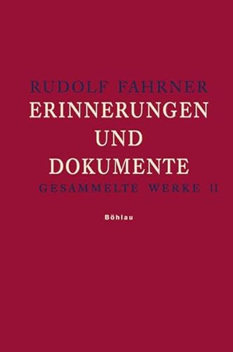 9783412201111: Gesammelte Werke: Erinnerungen Und Dokumente. Herausgegeben Von: Stefano Bianca Und Bruno Pieger (2)