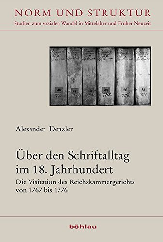 Stock image for ber den Schriftalltag im 18. Jahrhundert. for sale by SKULIMA Wiss. Versandbuchhandlung