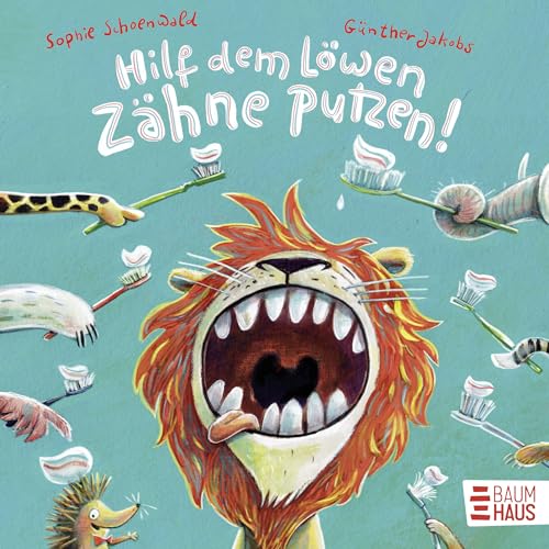 Stock image for Hilf dem Lwen Zhne putzen! (Pappbilderbuch) -Language: german for sale by GreatBookPrices