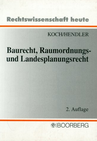 9783415022980: Baurecht, Raumordnungs- und Landesplanungsrecht