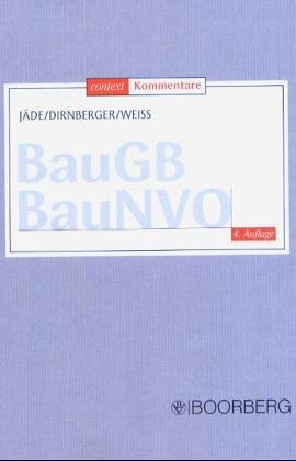 Stock image for Context-Kommentare Baugesetzbuch, Baunutzungsverordnung : Kommentar for sale by Gebrauchtbcherlogistik  H.J. Lauterbach