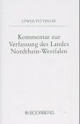 Kommentar zur Verfassung des Landes Nordrhein-Westfalen - Löwer Wolfgang, Tettinger Peter J