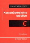 9783415029194: Kostenbersichtstabellen (Livre en allemand)