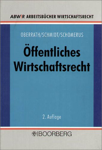 Stock image for ffentliches Wirtschaftsrecht for sale by Antiquariat BM
