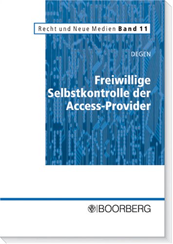 Stock image for Freiwillige Selbstkontrolle der Access-Provider for sale by medimops