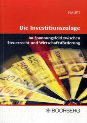 9783415041165: Haupt, H: Investitionszulage
