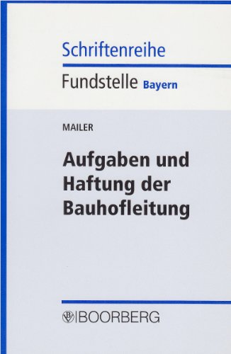 Beispielbild fr Aufgaben und Haftung der Bauhofleitung zum Verkauf von medimops