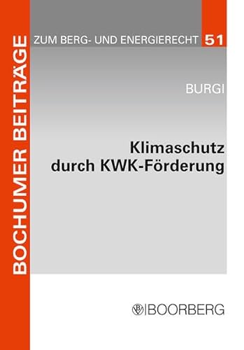 Imagen de archivo de Klimaschutz durch KWK-Frderung a la venta por medimops