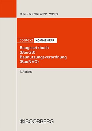 9783415051188: Baugesetzbuch (BauGB) Baunutzungsverordnung (BauNVO): context KOMMENTAR