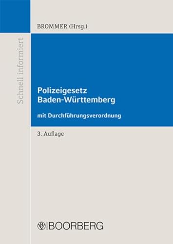 9783415051706: Polizeigesetz Baden-Wrttemberg mit Durchfhrungsverordnung