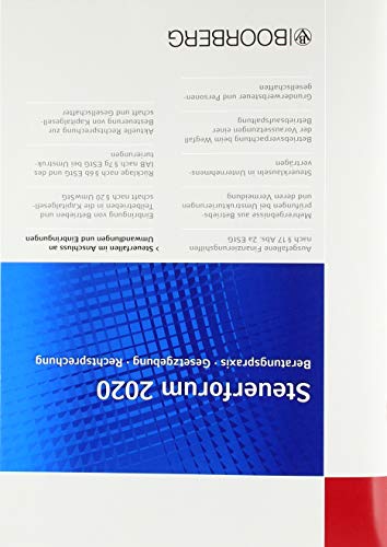 Beispielbild fr Steuerforum 2020 Beratungspraxis - Gesetzgebung - Rechtsprechung : Steuerfallen im Anschluss an Umwandlungen und Einbringungen zum Verkauf von Buchpark