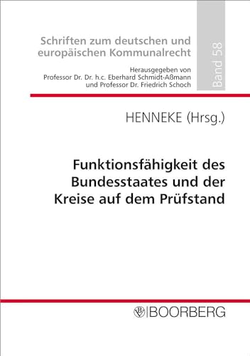 Stock image for Funktionsfhigkeit des Bundesstaates und der Kreise auf dem Prfstand for sale by GreatBookPrices