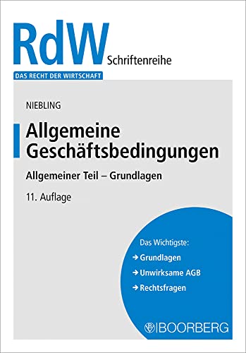 Stock image for Allgemeine Geschftsbedingungen for sale by GreatBookPrices