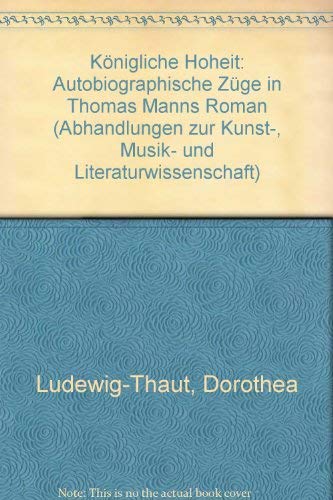 Autobiographische Züge in Thomas Manns Roman 