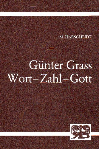 Stock image for Gnter Grass. Wort - Zahl - Gott. Der "phantastische Realismus" in den Hundejahren. for sale by German Book Center N.A. Inc.