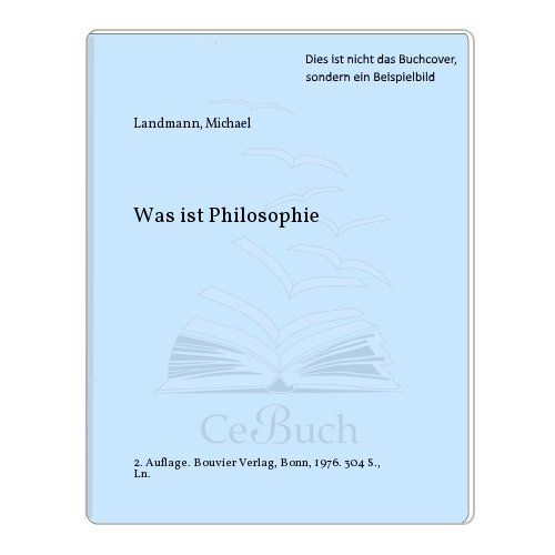 Beispielbild fr Was ist Philosophie ? zum Verkauf von Antiquariat Walter Nowak