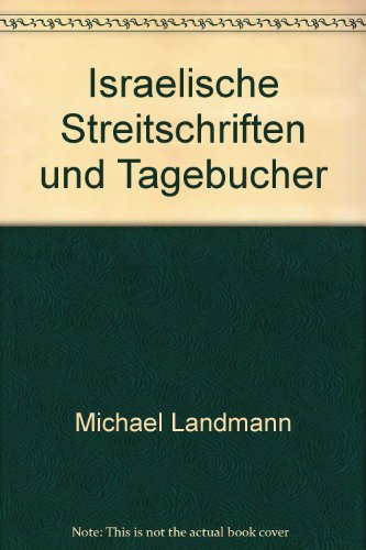Imagen de archivo de Israelische Streitschriften und Tagebcher, Bd 2 a la venta por medimops