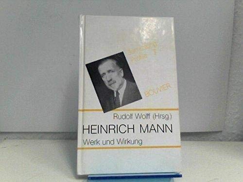 9783416017275: Heinrich Mann. Werk und Wirkung