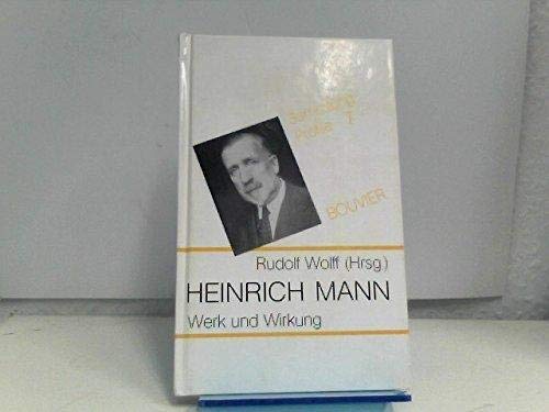 9783416017275: Heinrich Mann: Werk und Wirkung (Sammlung Profile)