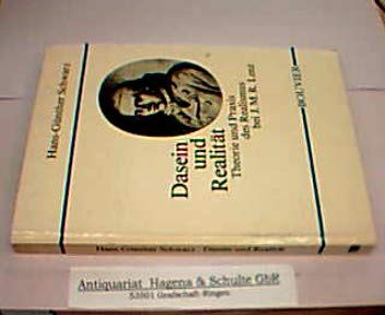 Beispielbild fr Dasein Und Realitt: Theorie Und Praxis Des Realismus Bei J. M. R. Lenz zum Verkauf von Anybook.com