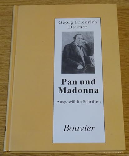 9783416020398: Pan und Madonna. Ausgewhlte Schriften