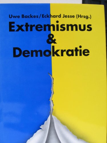 Beispielbild fr Extremismus und Demokratie. Jahrbuch IV / 1992 zum Verkauf von medimops