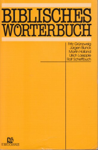 9783417240818: Biblisches Wrterbuch