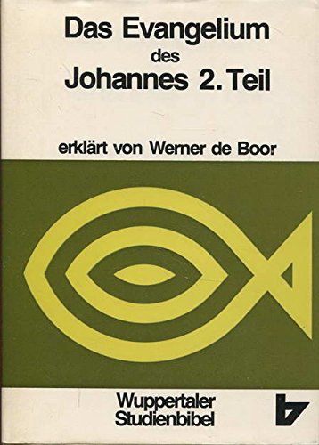 9783417251050: Das Evangelium des Johannes - Boor, Werner de